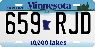 MN license plate 659RJD