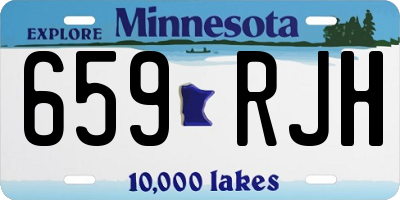 MN license plate 659RJH