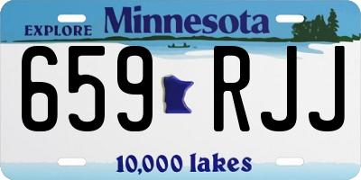 MN license plate 659RJJ