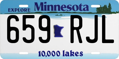 MN license plate 659RJL