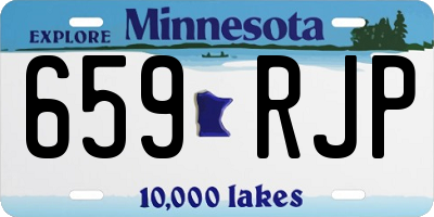 MN license plate 659RJP