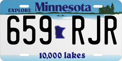 MN license plate 659RJR