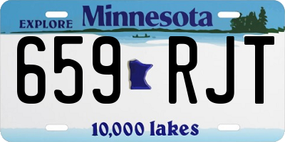 MN license plate 659RJT