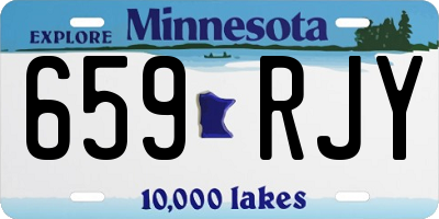 MN license plate 659RJY