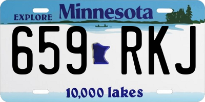 MN license plate 659RKJ