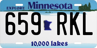 MN license plate 659RKL