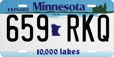 MN license plate 659RKQ