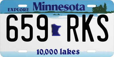 MN license plate 659RKS
