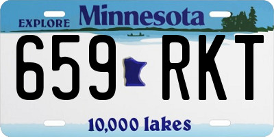 MN license plate 659RKT