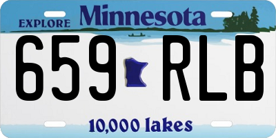 MN license plate 659RLB