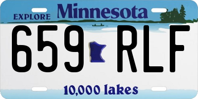MN license plate 659RLF