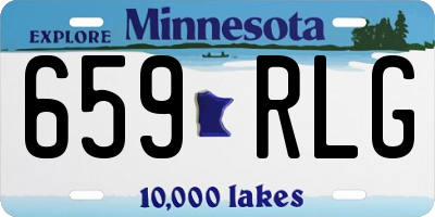 MN license plate 659RLG