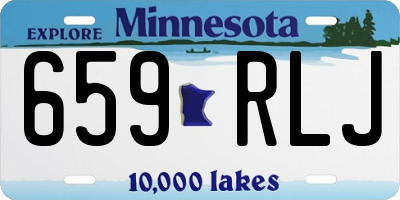 MN license plate 659RLJ