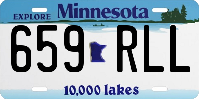MN license plate 659RLL