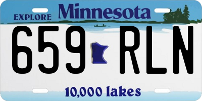 MN license plate 659RLN