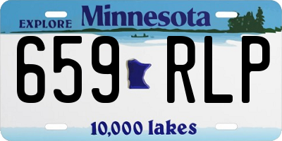 MN license plate 659RLP