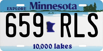 MN license plate 659RLS