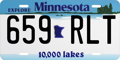 MN license plate 659RLT