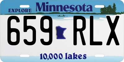 MN license plate 659RLX