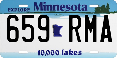 MN license plate 659RMA