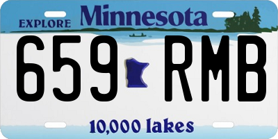MN license plate 659RMB