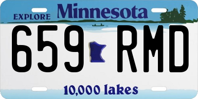 MN license plate 659RMD