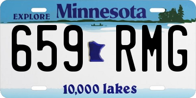 MN license plate 659RMG