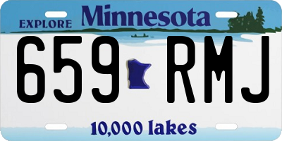 MN license plate 659RMJ