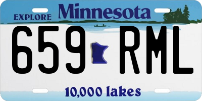 MN license plate 659RML