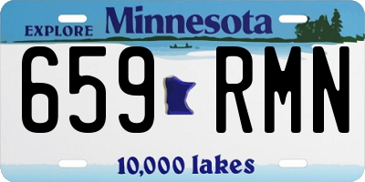 MN license plate 659RMN