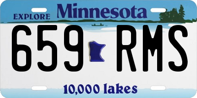 MN license plate 659RMS