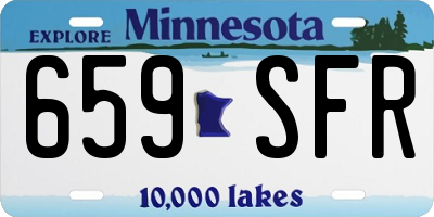 MN license plate 659SFR