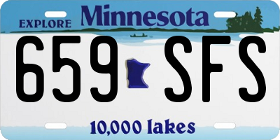 MN license plate 659SFS