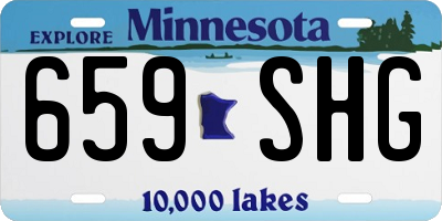 MN license plate 659SHG
