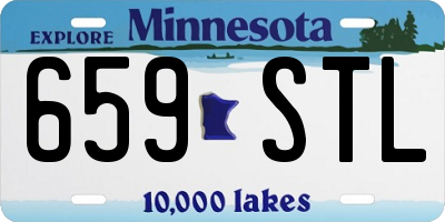 MN license plate 659STL