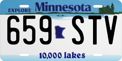 MN license plate 659STV