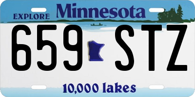 MN license plate 659STZ