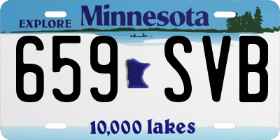 MN license plate 659SVB
