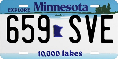 MN license plate 659SVE