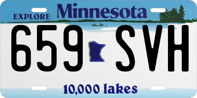 MN license plate 659SVH