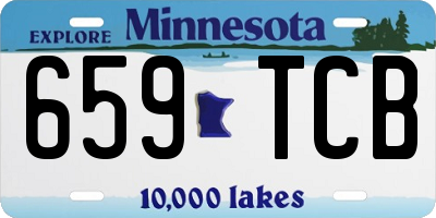 MN license plate 659TCB