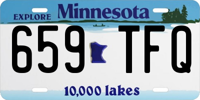MN license plate 659TFQ