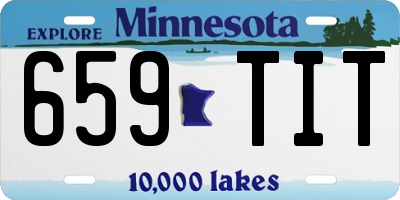 MN license plate 659TIT