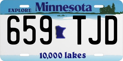MN license plate 659TJD