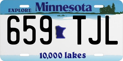 MN license plate 659TJL