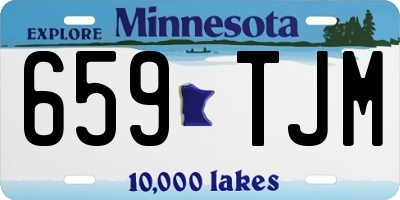 MN license plate 659TJM