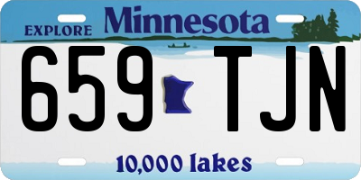 MN license plate 659TJN