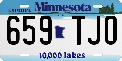 MN license plate 659TJO