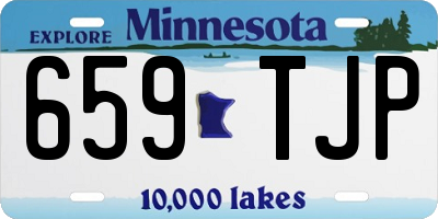 MN license plate 659TJP