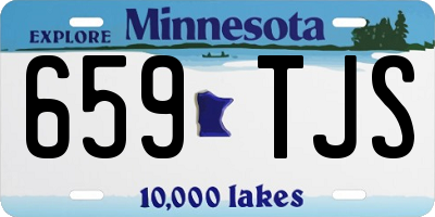 MN license plate 659TJS